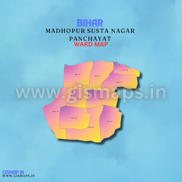 Madhopur Susta Nagar Panchayat Ward Map